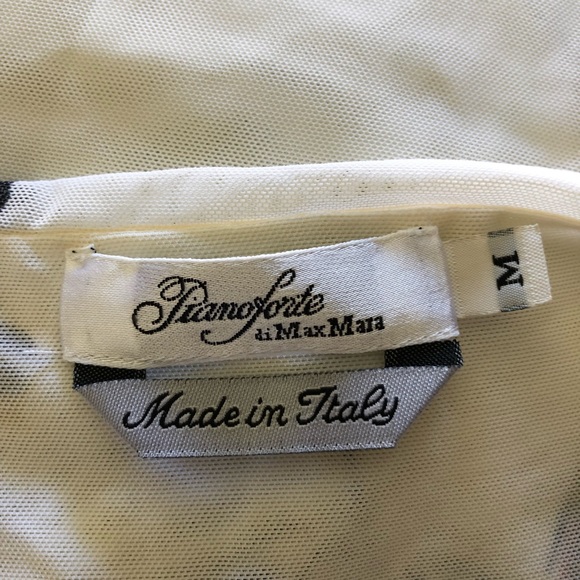 Pianoforte di MaxMara Floral Draped Ruched Blouse - Picture 5 of 5